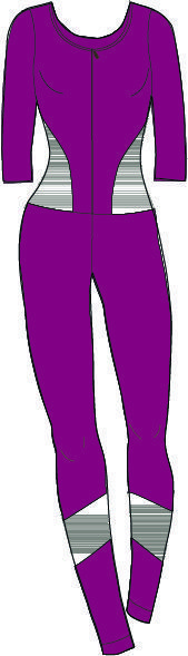 Комбинезон для фитнеса Olimpia Roxo  TTFY