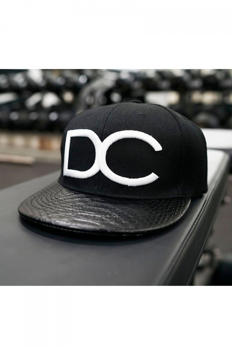 Snapback DC Black & White Reptile