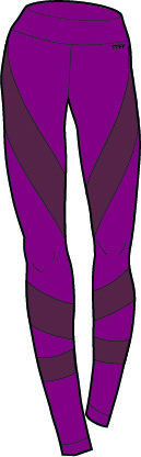 Легинсы для фитнеса Bauru Roxo Legging  TTFY.ru